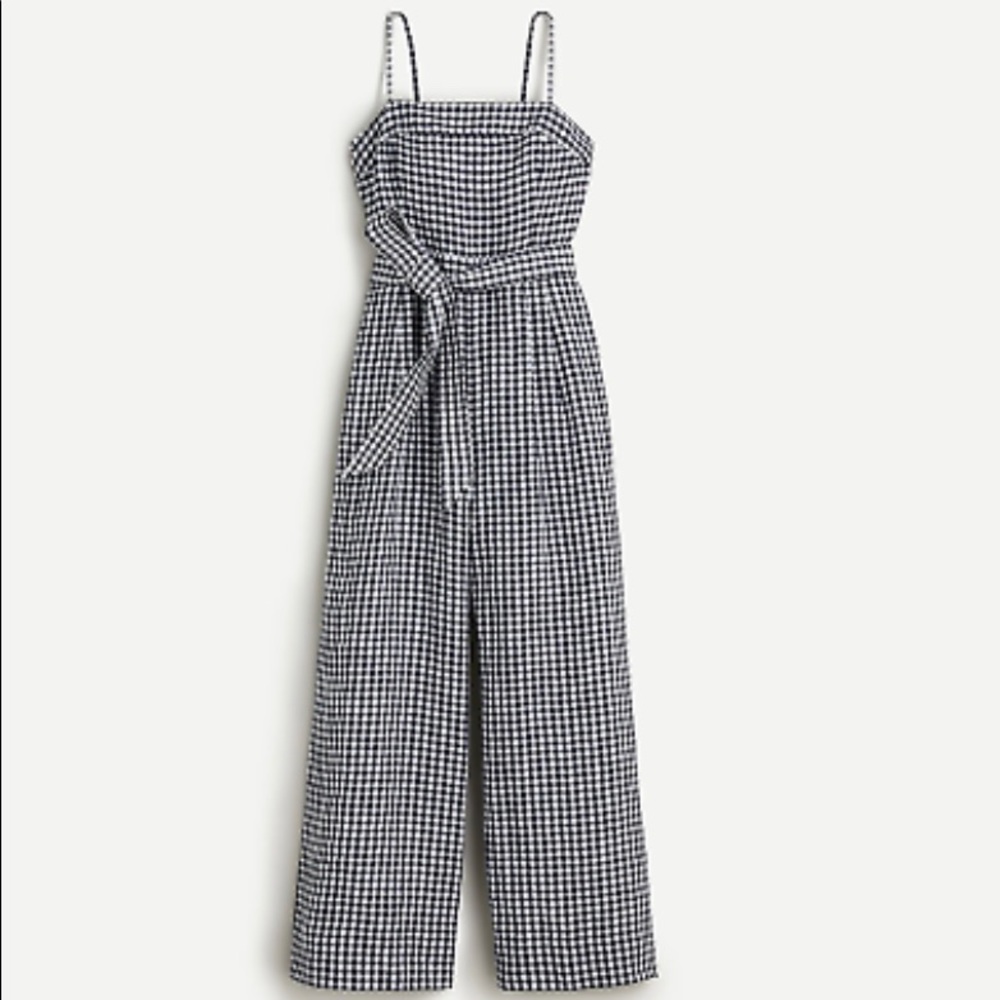 Jcrew Tie-waist Linen Jumpsuit NWT